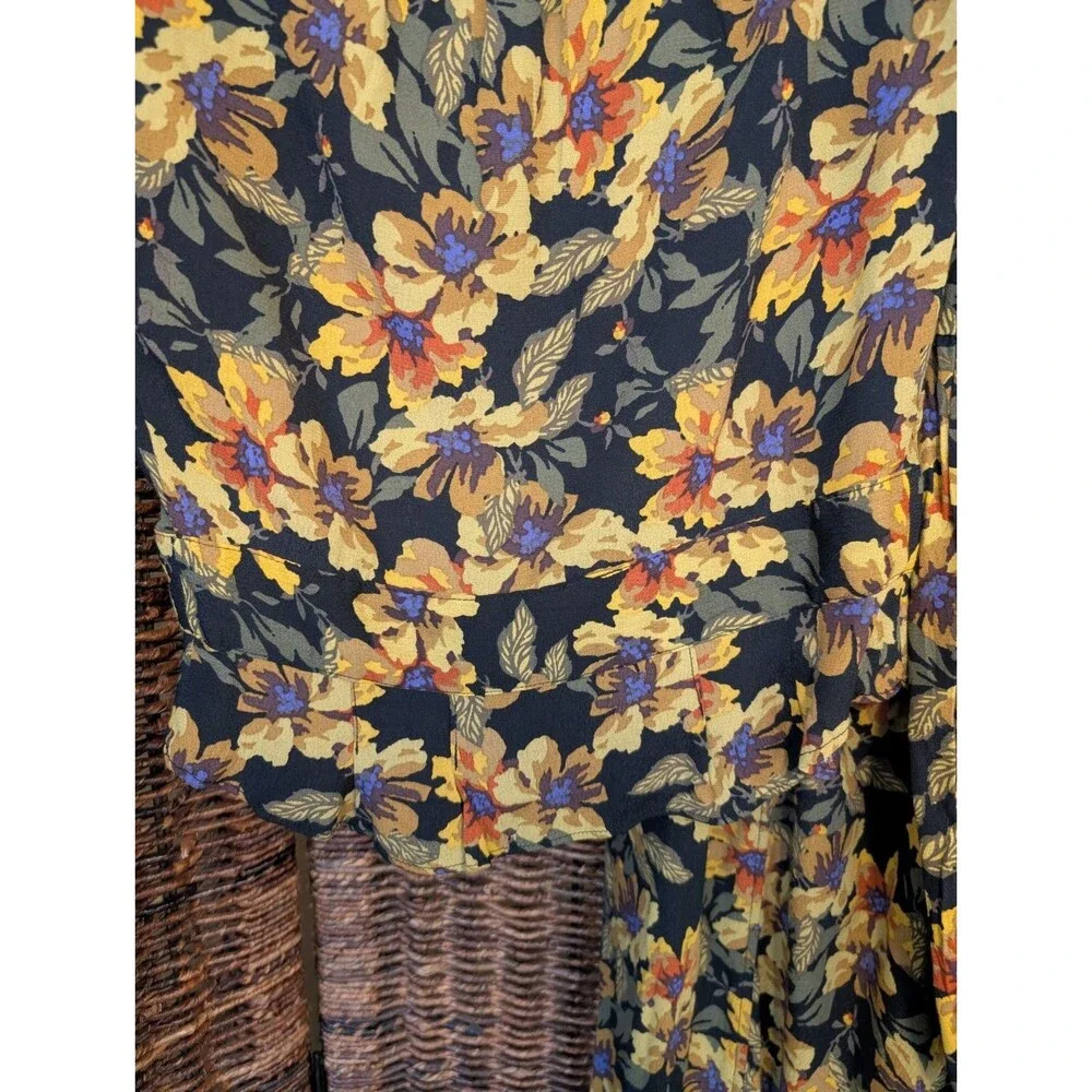 Free People Love Letter Two Piece Floral Pant Suit Set 2 Flirty Fairy Grunge